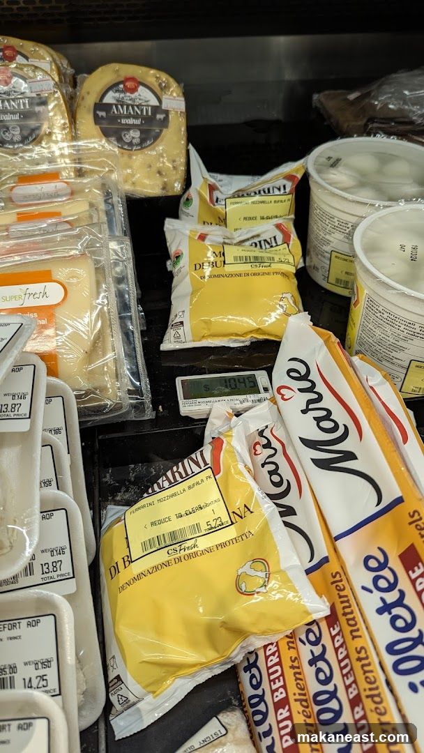 Assortment of Cheeses and Butter