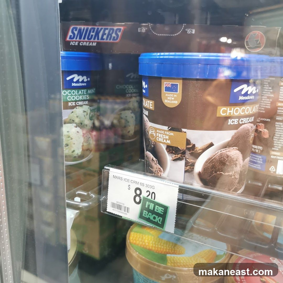 Ice Cream Freezer Display