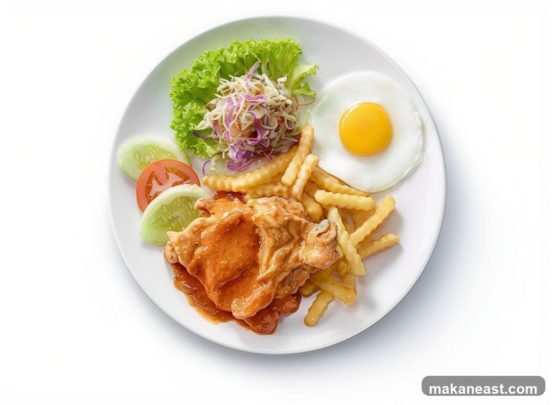 Chicken Chop with Fries