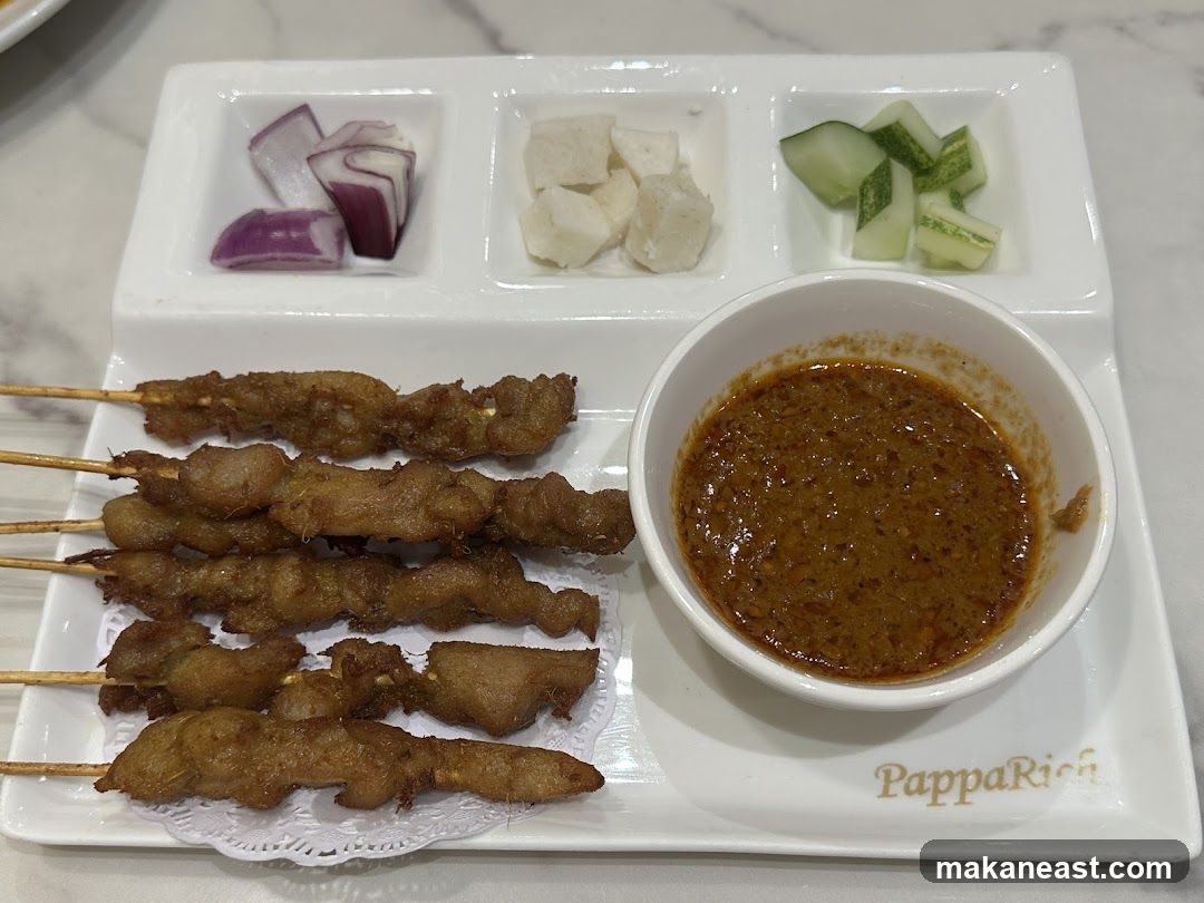 Chicken Satay with Peanut Sauce
