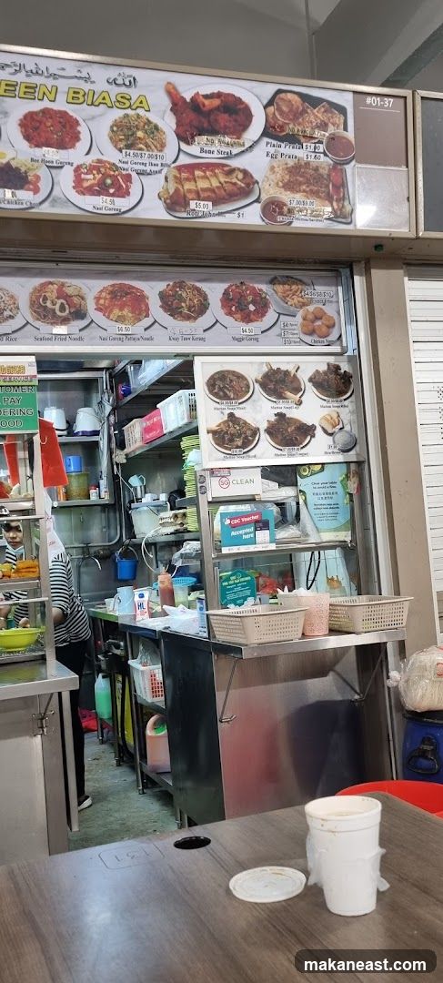 EEN BIASA Menu