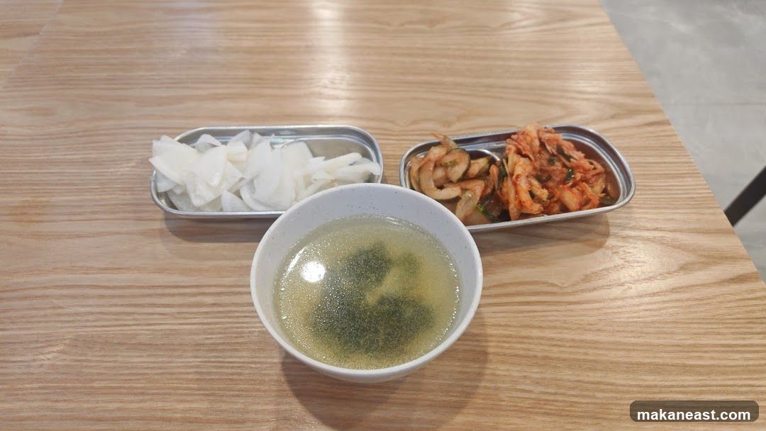 Korean Side Dishes and Soup
