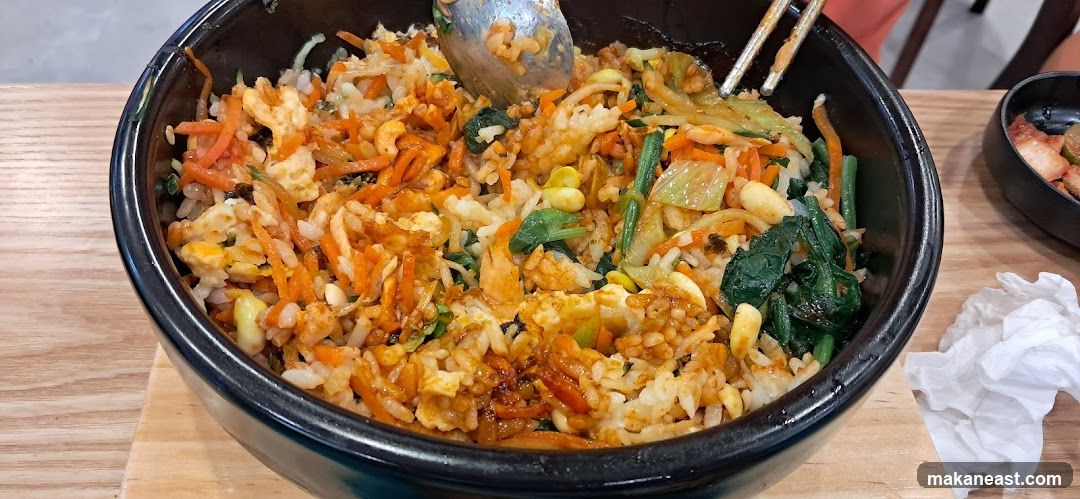 Bibimbap in a bowl