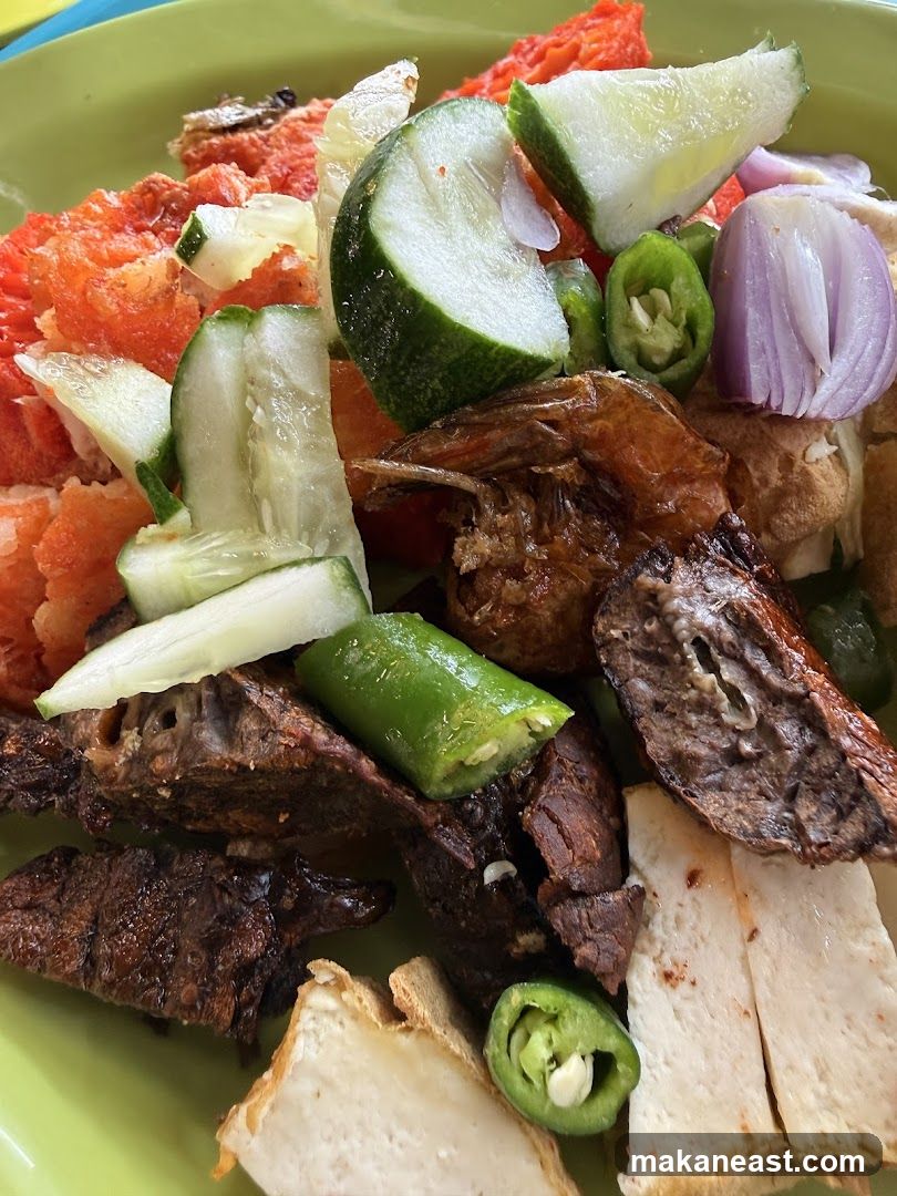 Assorted Fried Ingredients