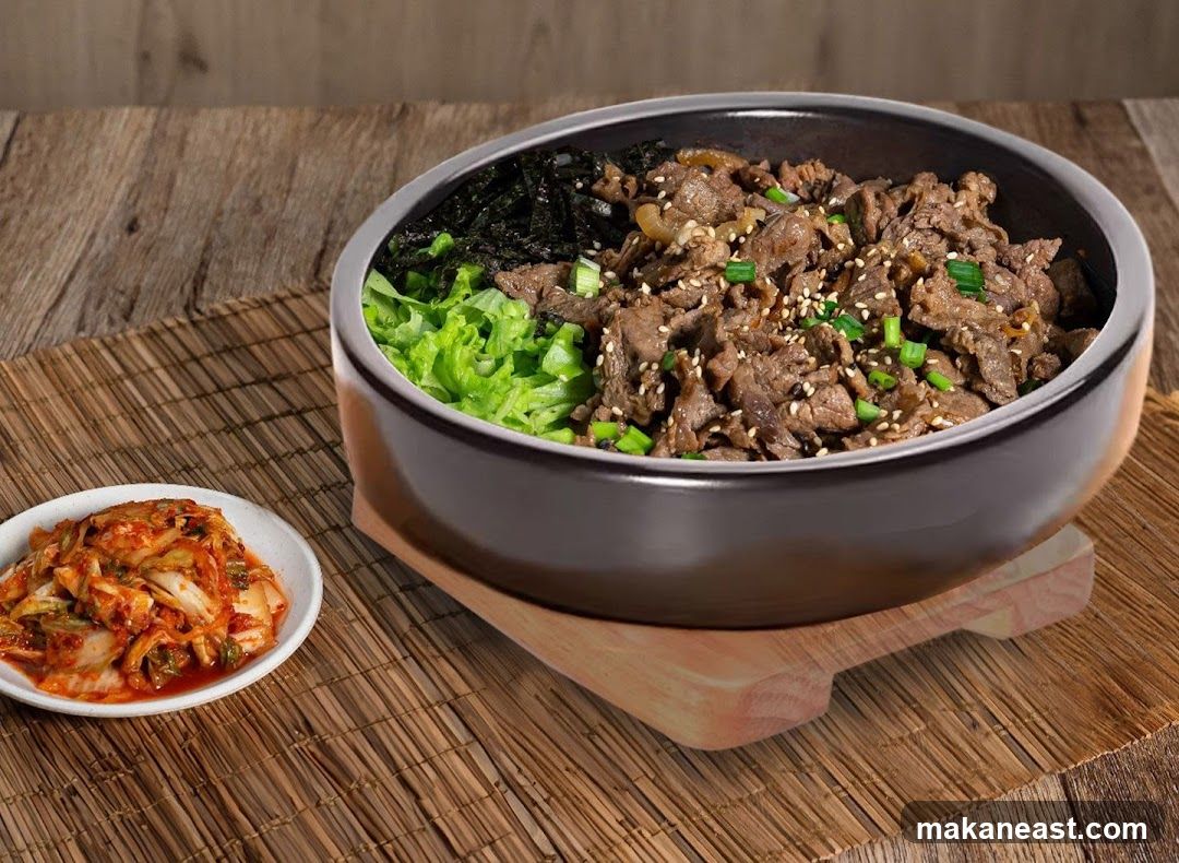 Beef Bibimbap with Kimchi