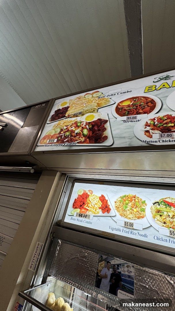 Food Stall Menu