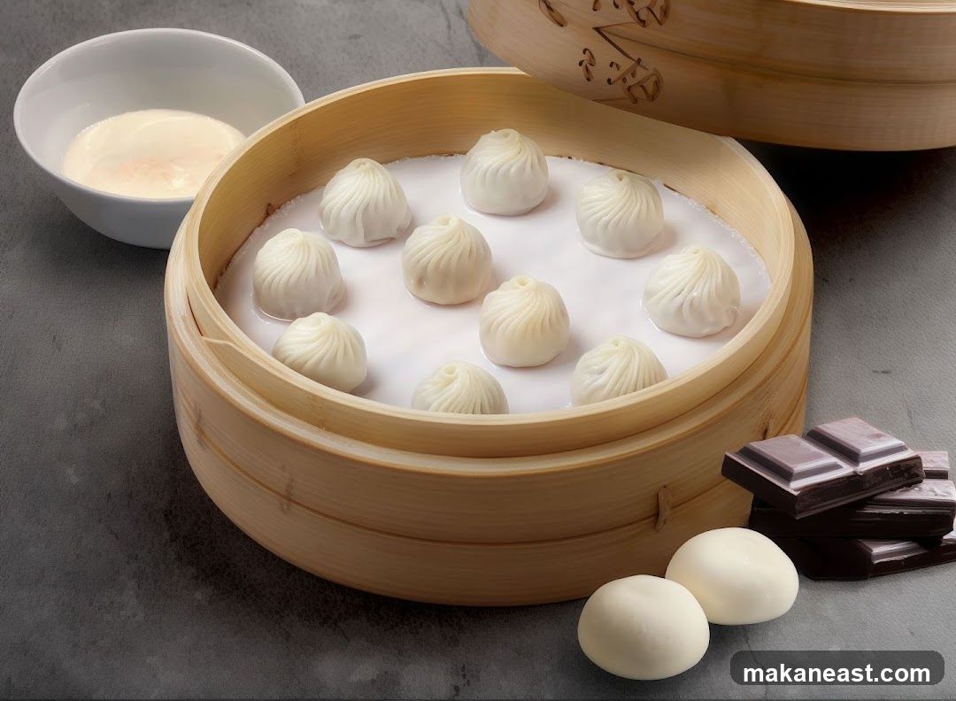 Steamed Dumplings with Chocolate