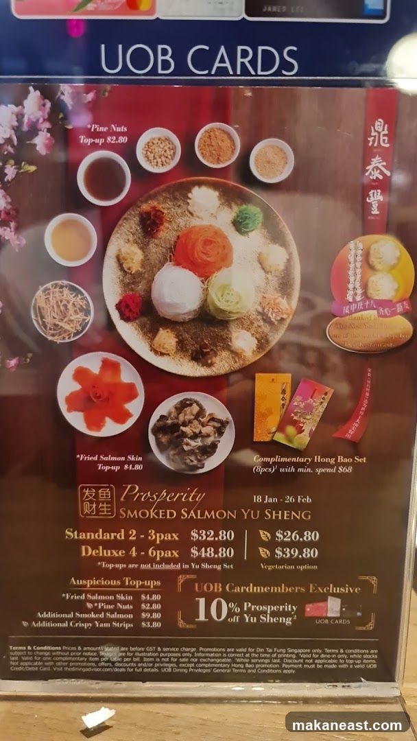 UOB CARDS Prosperity Smoked Salmon Yu Sheng