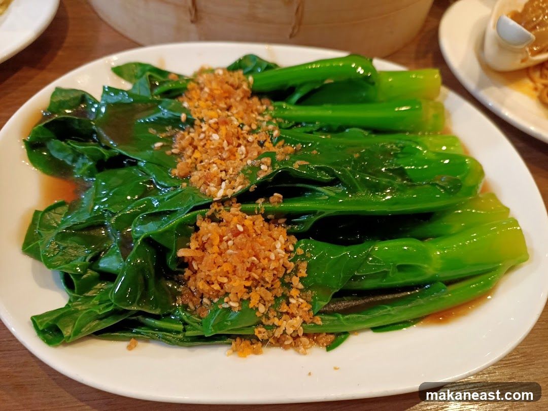 Steamed Greens with Garlic