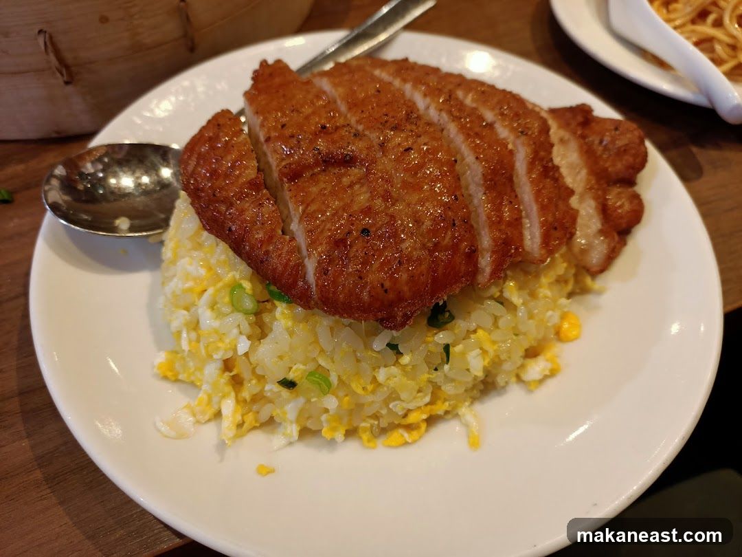 Pork Chop with Fried Rice