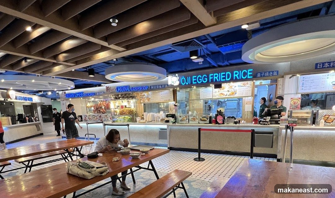 Food court with various stalls