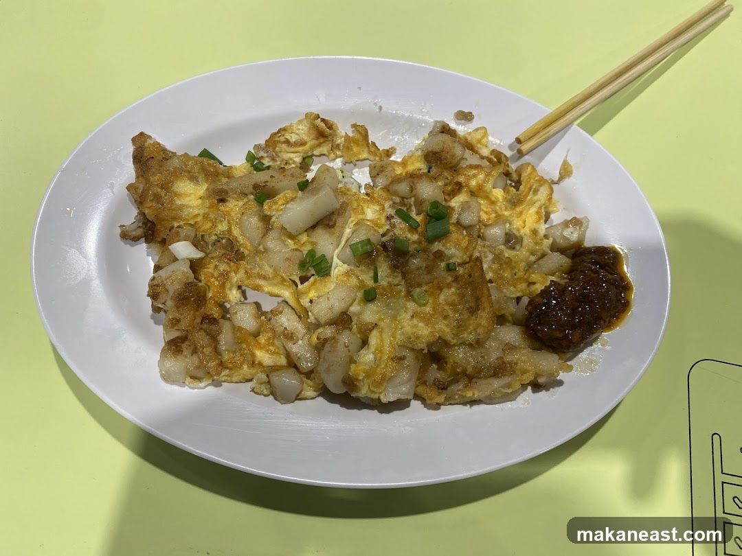 Fried Carrot Cake with Chili