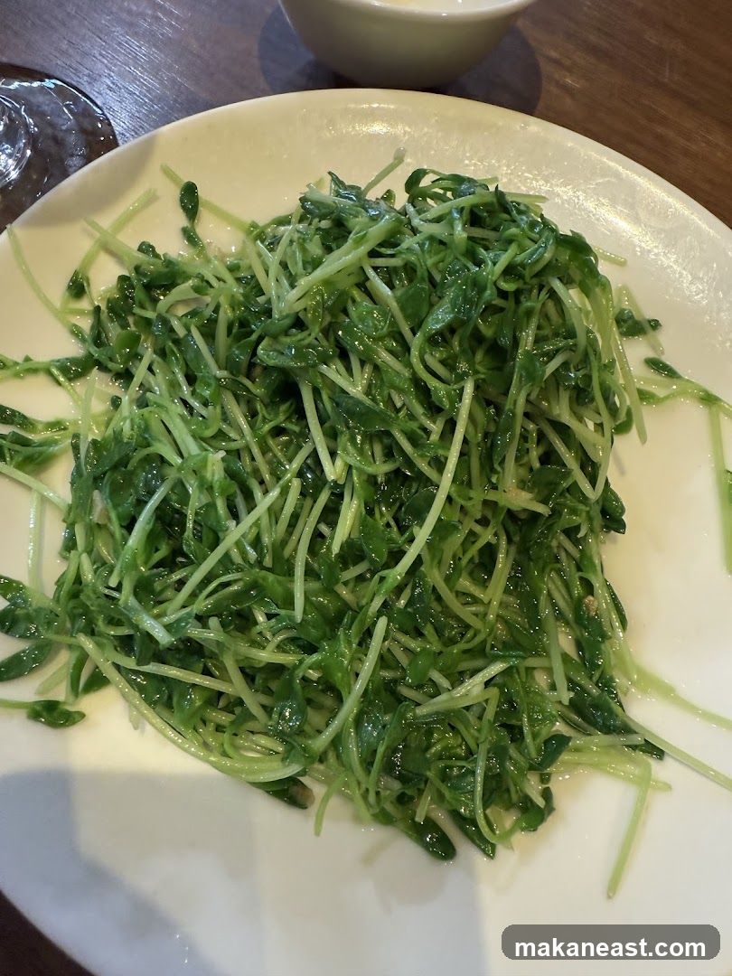 Stir-fried Pea Shoots