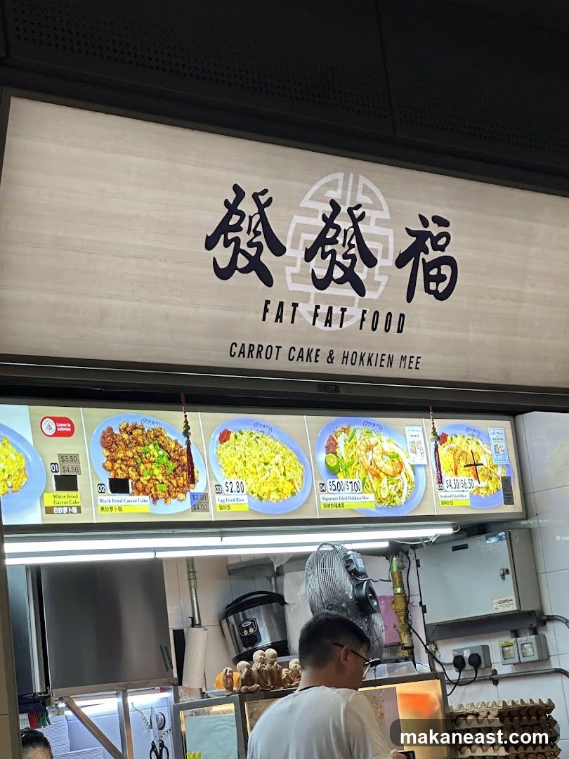 Fat Fat Food Menu