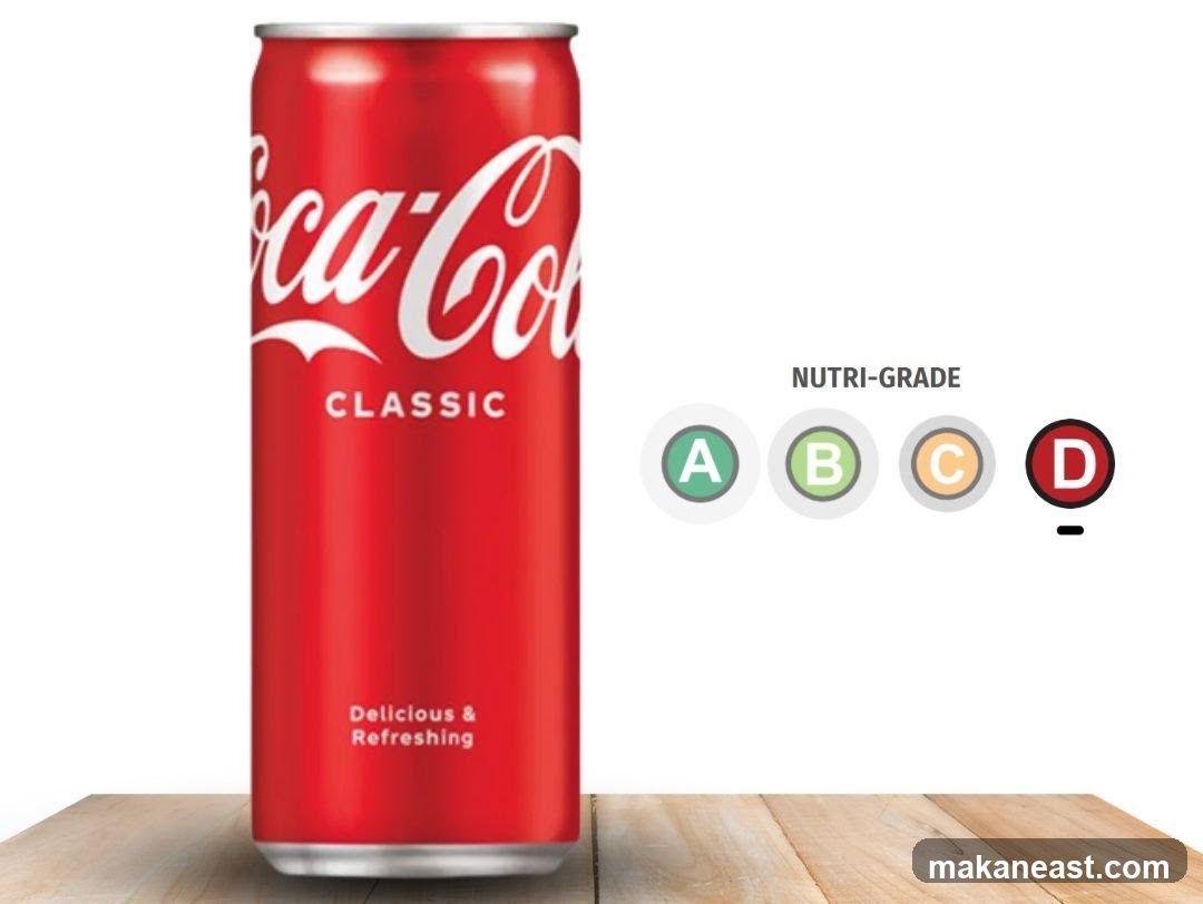 Coca-Cola Classic Can with Nutri-Grade