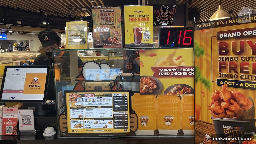 Fried Chicken Restaurant Counter
