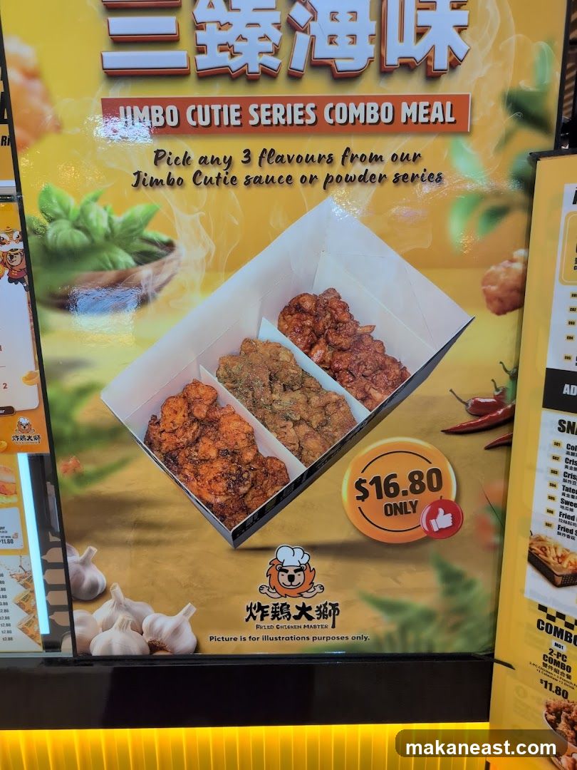 Jumbo Cutie Series Combo Meal Advertisement