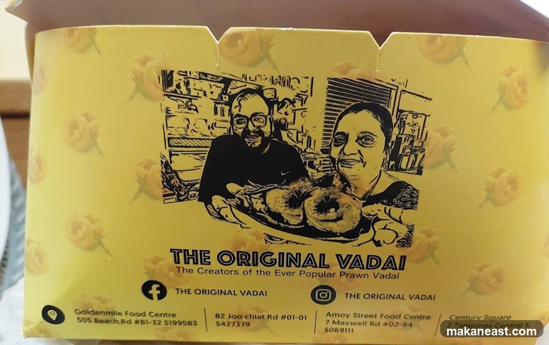 The Original Vadai Packaging