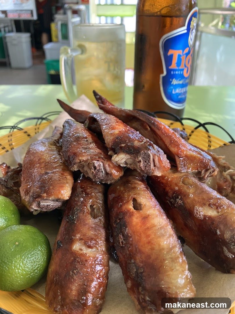 Grilled Chicken Wings with Beer