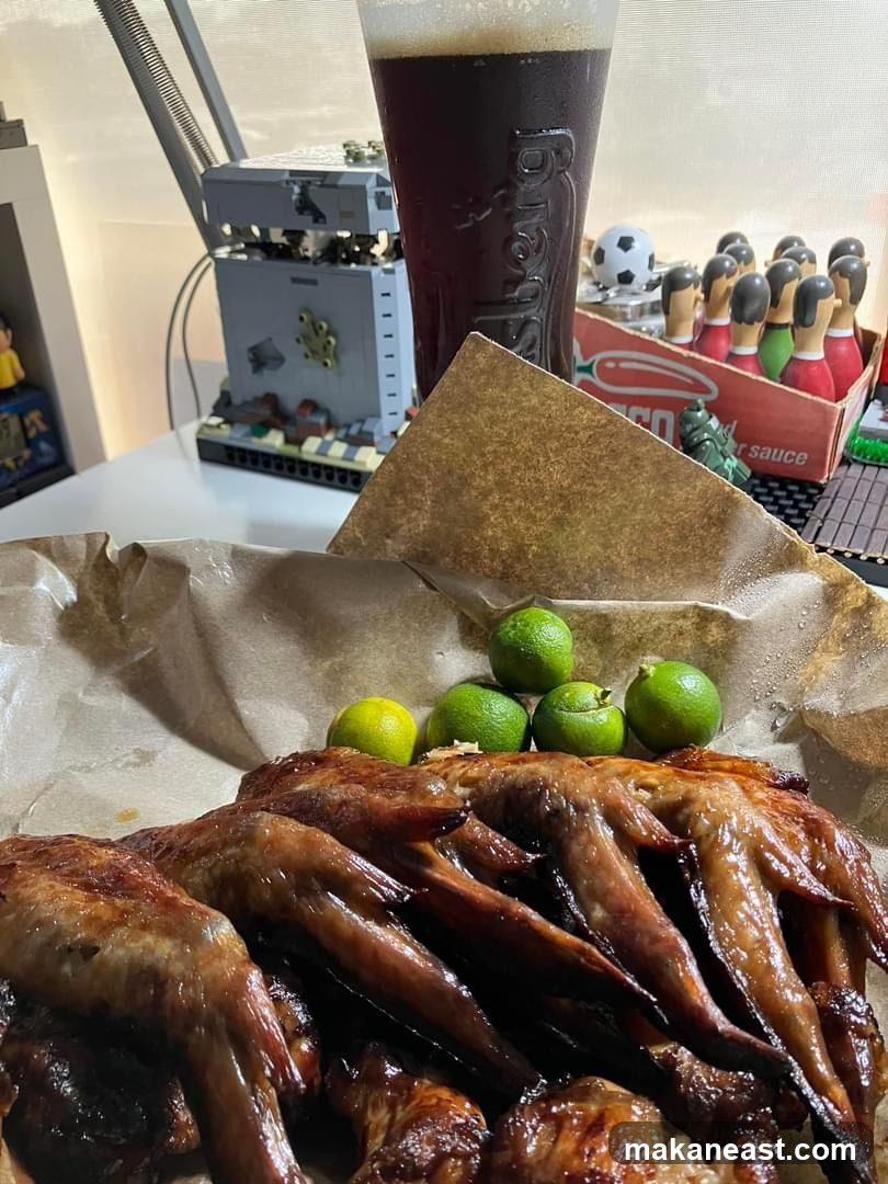 Chicken Wings and Drink