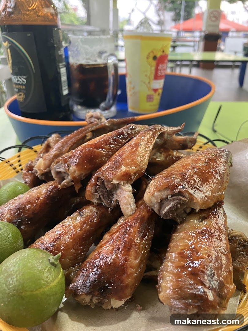 Chicken Wings and Drinks