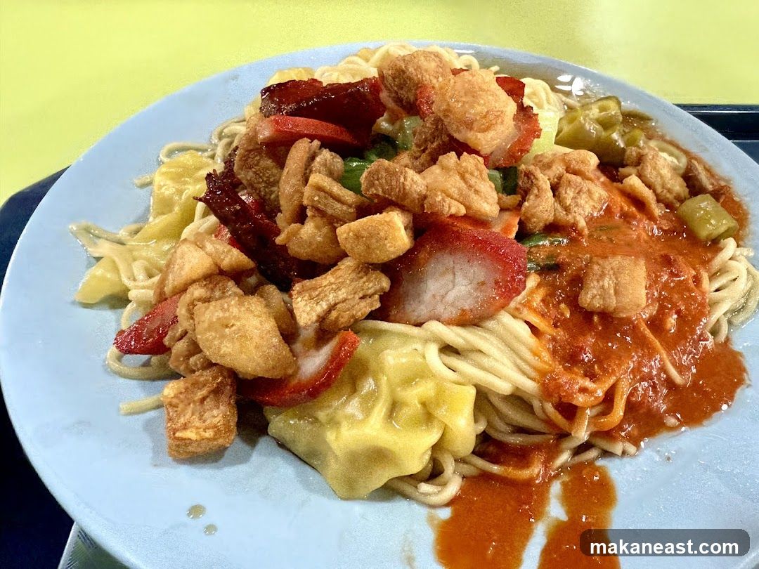 Noodles with Char Siu and Wontons
