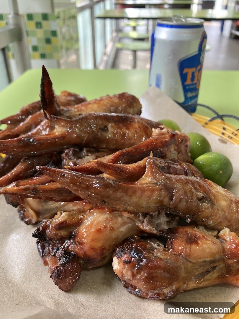 Grilled Chicken Wings with Lime and Beer