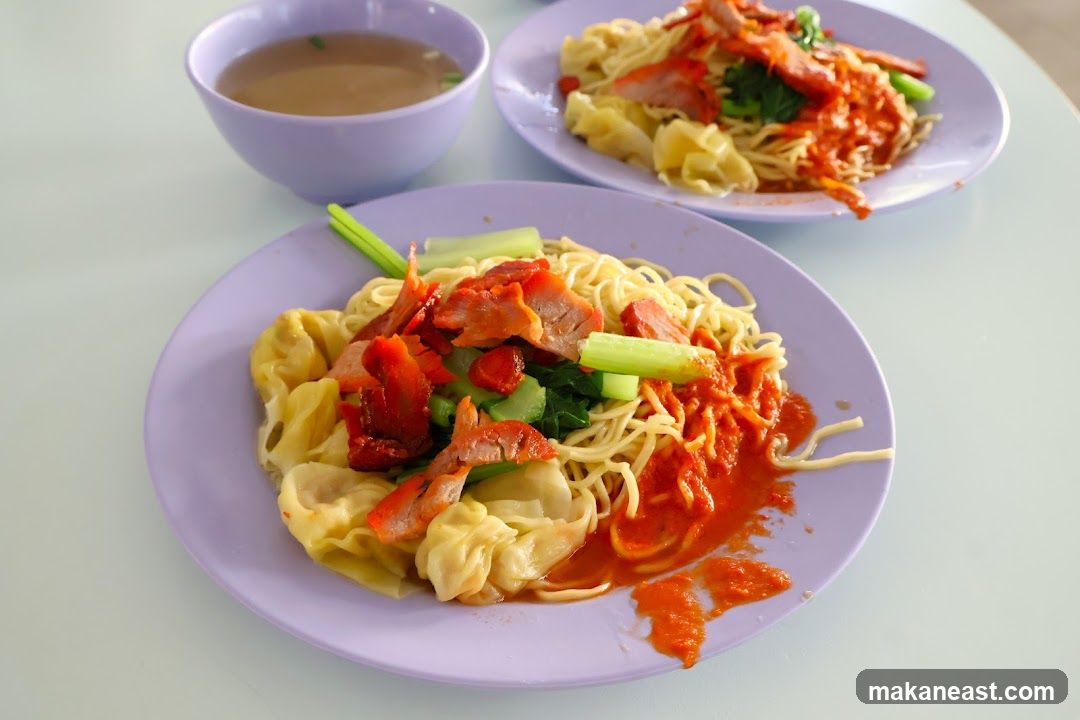 Noodles with Char Siu and Wontons
