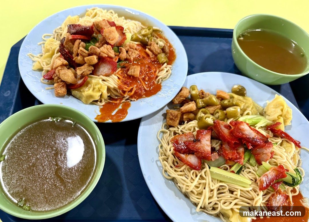 Noodles with Char Siu and Wontons