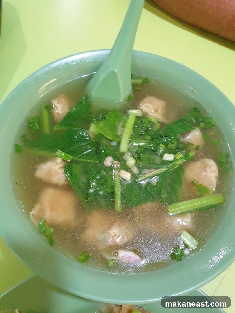 Bowl of Wonton Soup