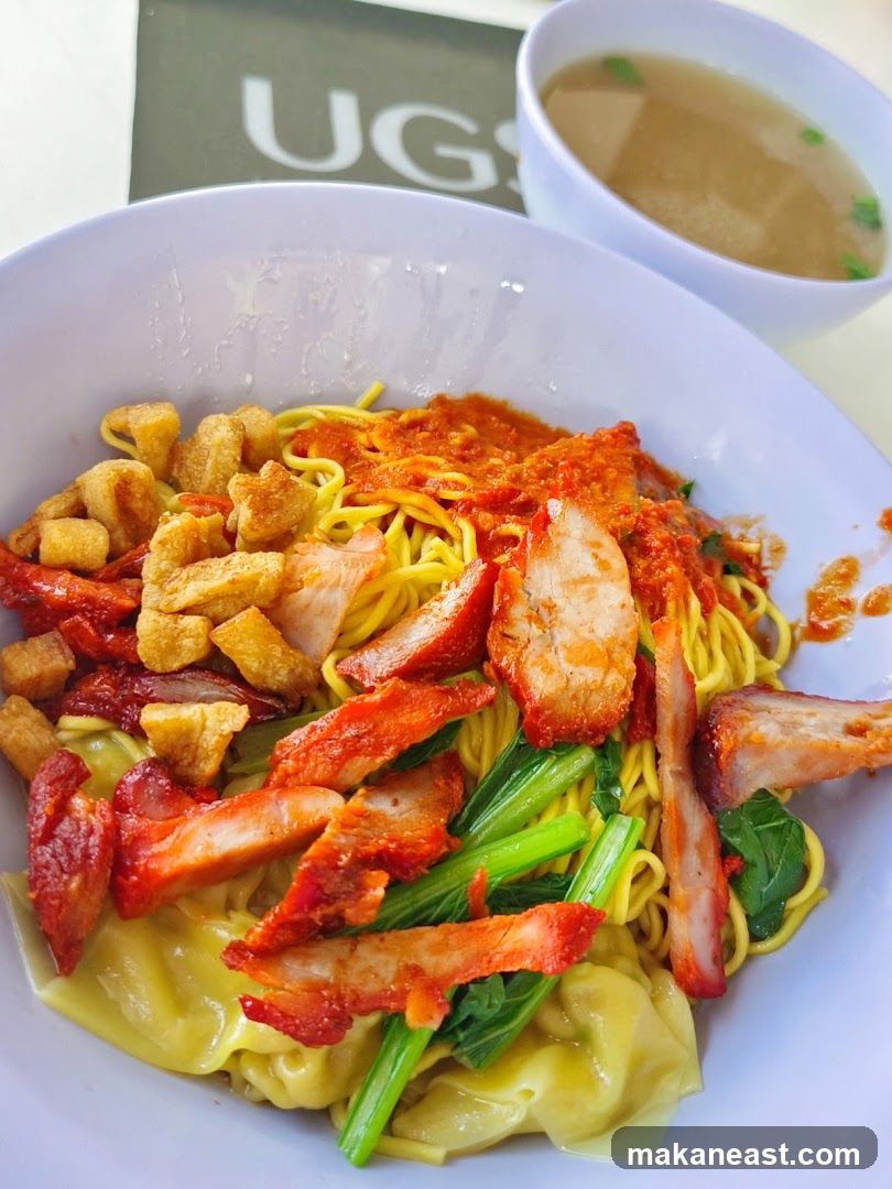 Noodles with Char Siu and Wontons