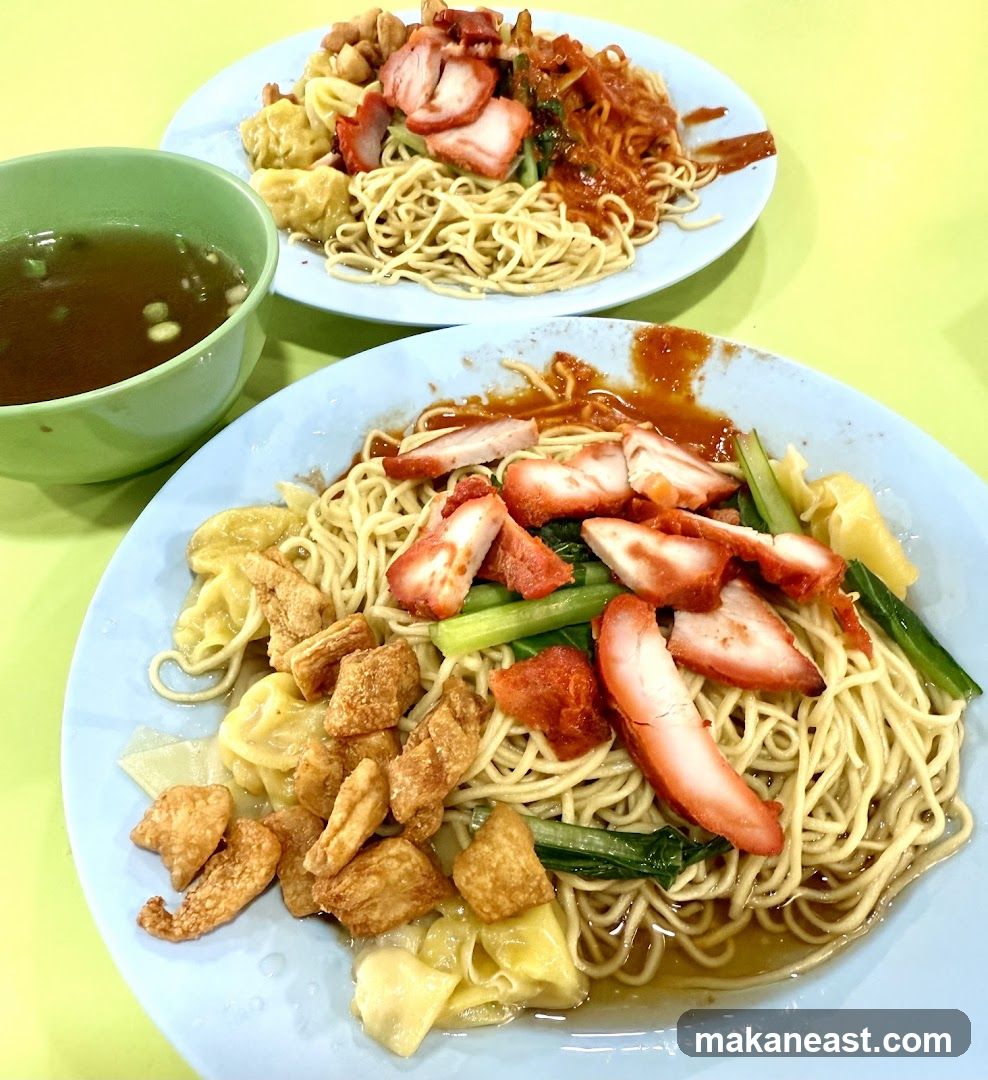 Noodles with Char Siu and Wontons