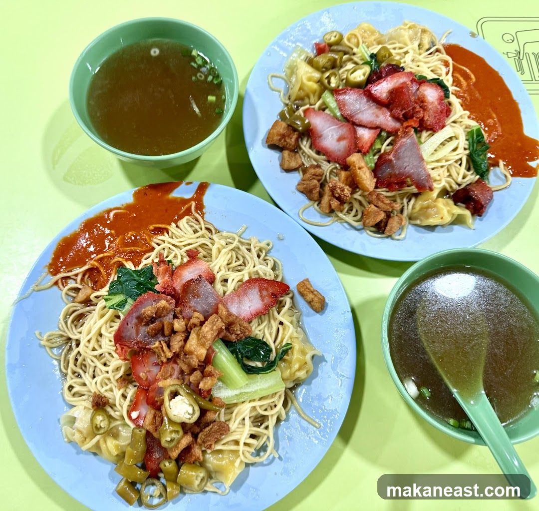 Noodles with Char Siu and Wontons