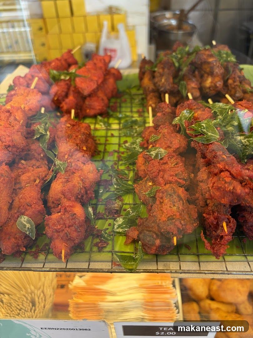 Fried Chicken Skewers