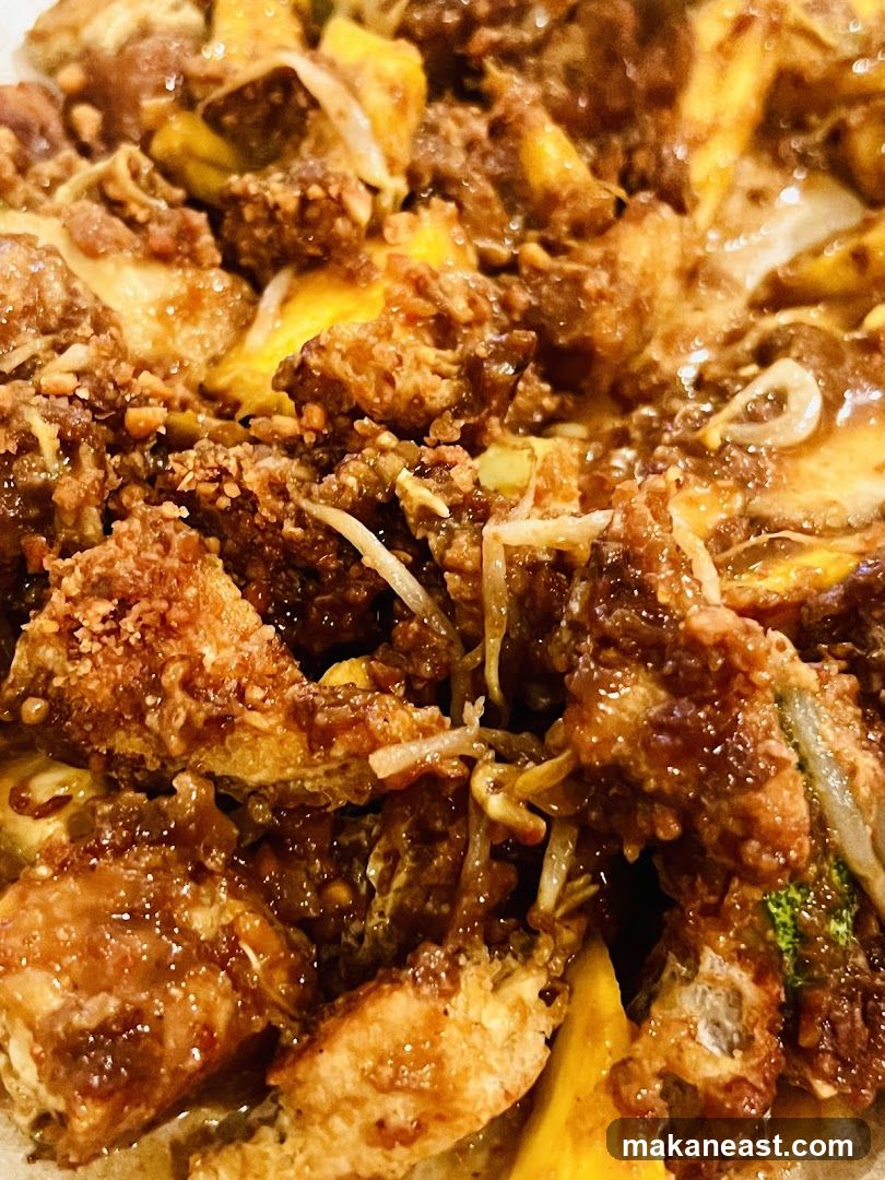 Fried Food with Sauce
