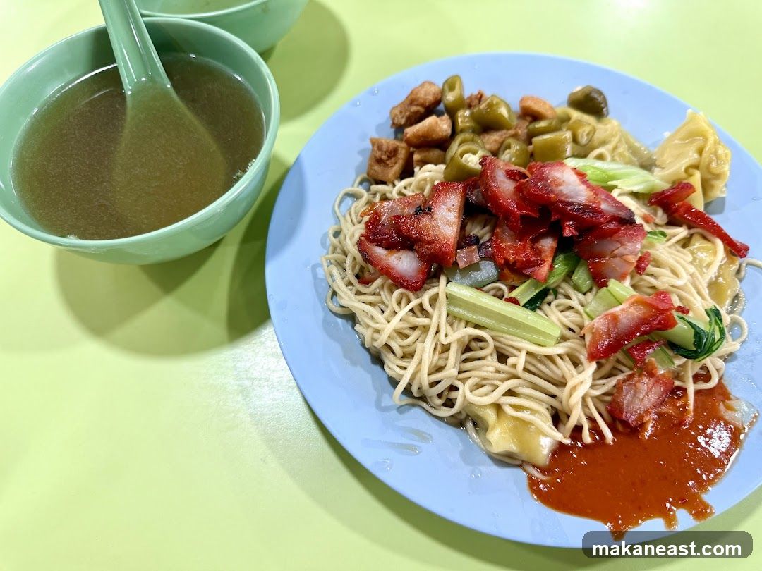 Char Siu Noodles with Wontons