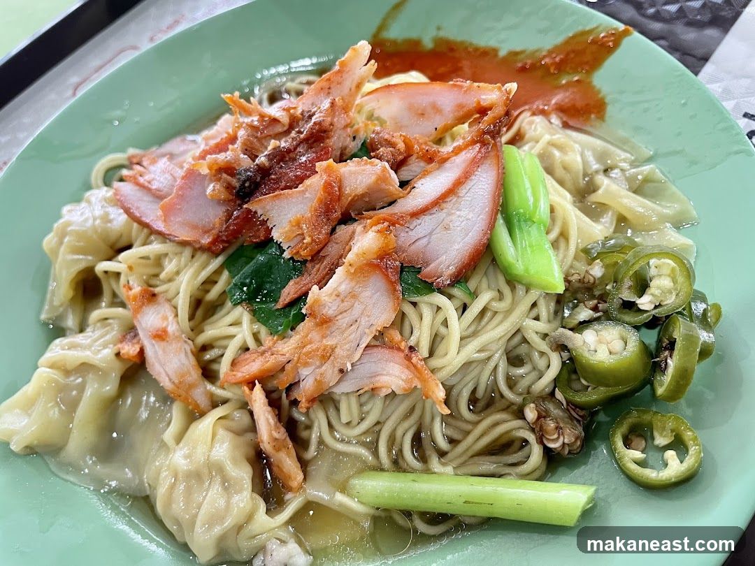 Noodles with Char Siu and Wontons