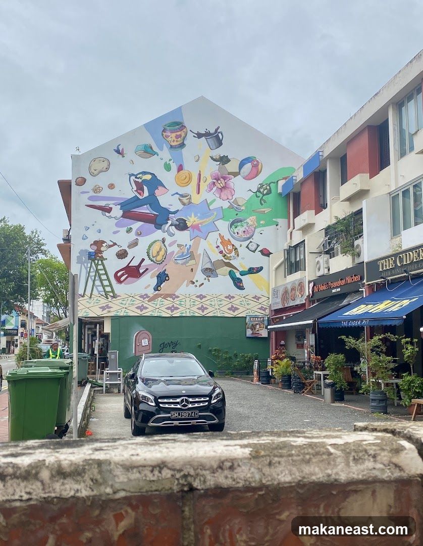 Street Art Mural and Shops