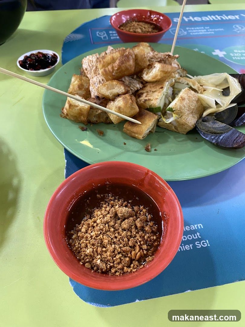 Fried Snacks with Dipping Sauces