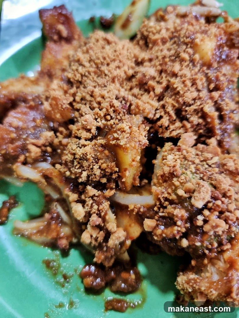 Rojak with crushed peanuts