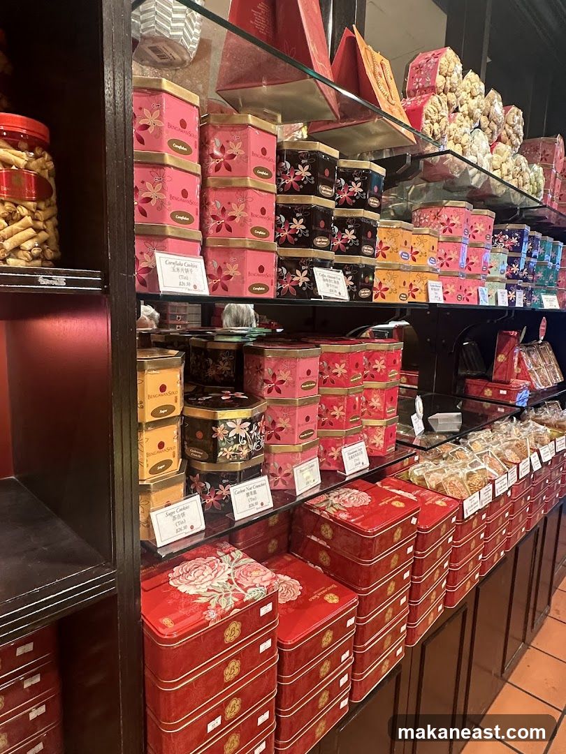 Assortment of Cookies and Snacks