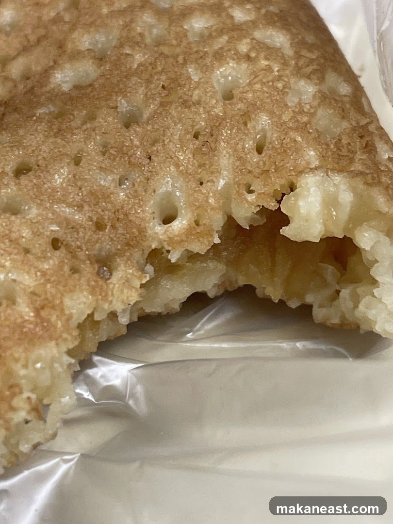 Close-up of a Bitten Pastry