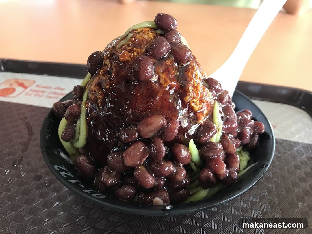 Dessert with Red Beans and Syrup