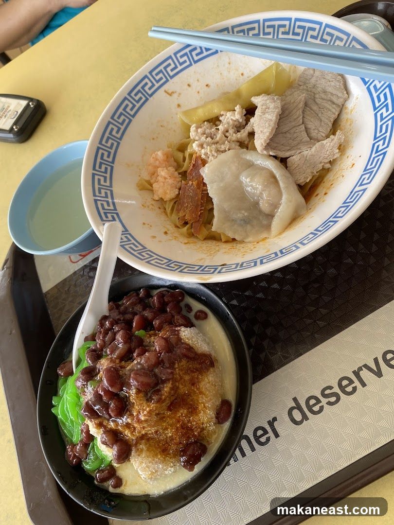 Noodles and Dessert