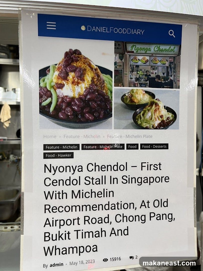 Nyonya Chendol Article