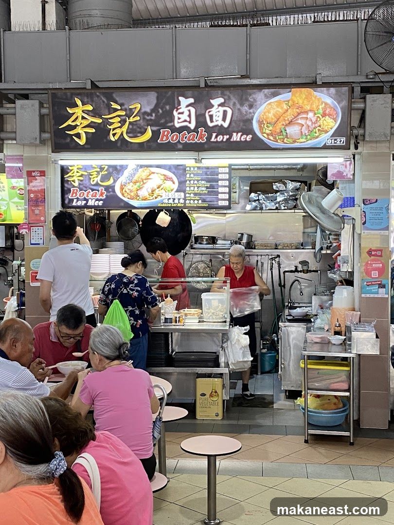 Hawker Stall with Customers