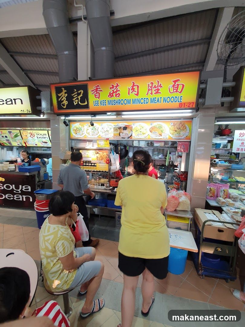 Lee Kee Mushroom Minced Meat Noodle