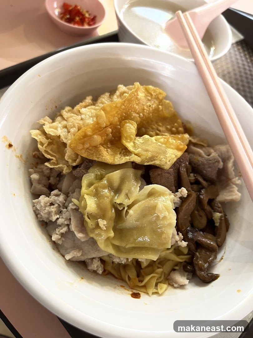Noodle Dish with Toppings