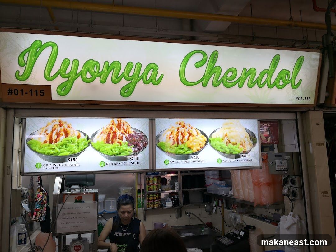 Nyonya Chendol Menu