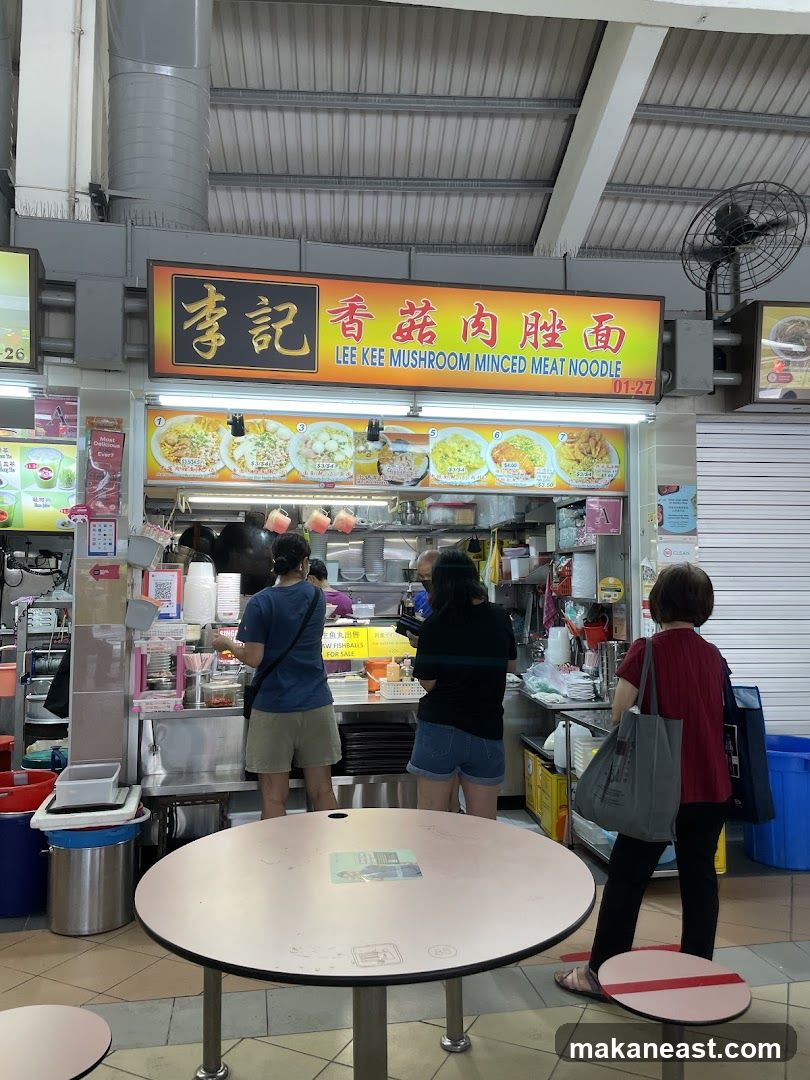 Lee Kee Mushroom Minced Meat Noodle